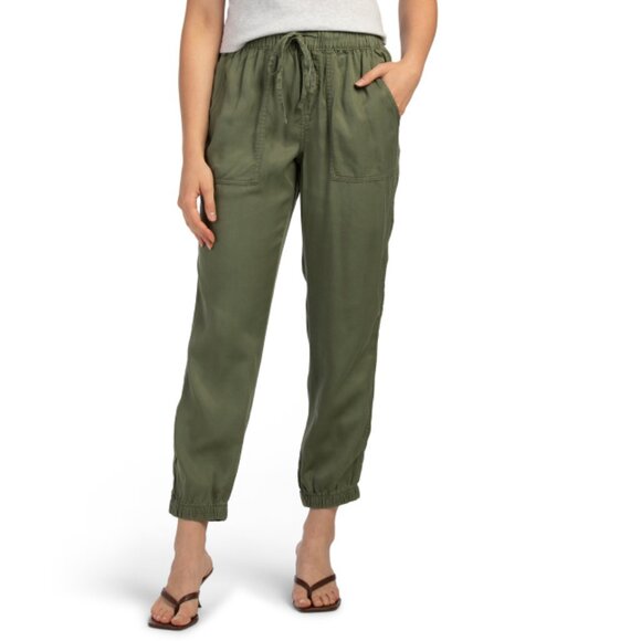 SANCTUARY Washed Green Tencel Joggers - Picture 1 of 2